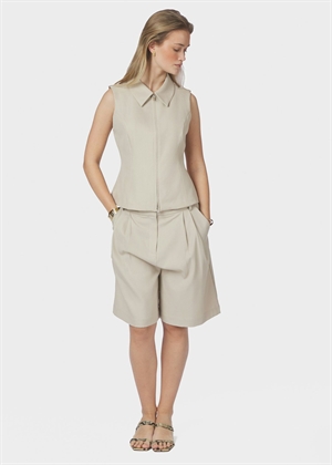 Annabella structure waistcoat Creme Neo Noir 